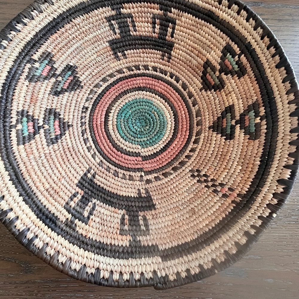 Vintage Northern‎ Nigeria Hausa Coil Woven Basket